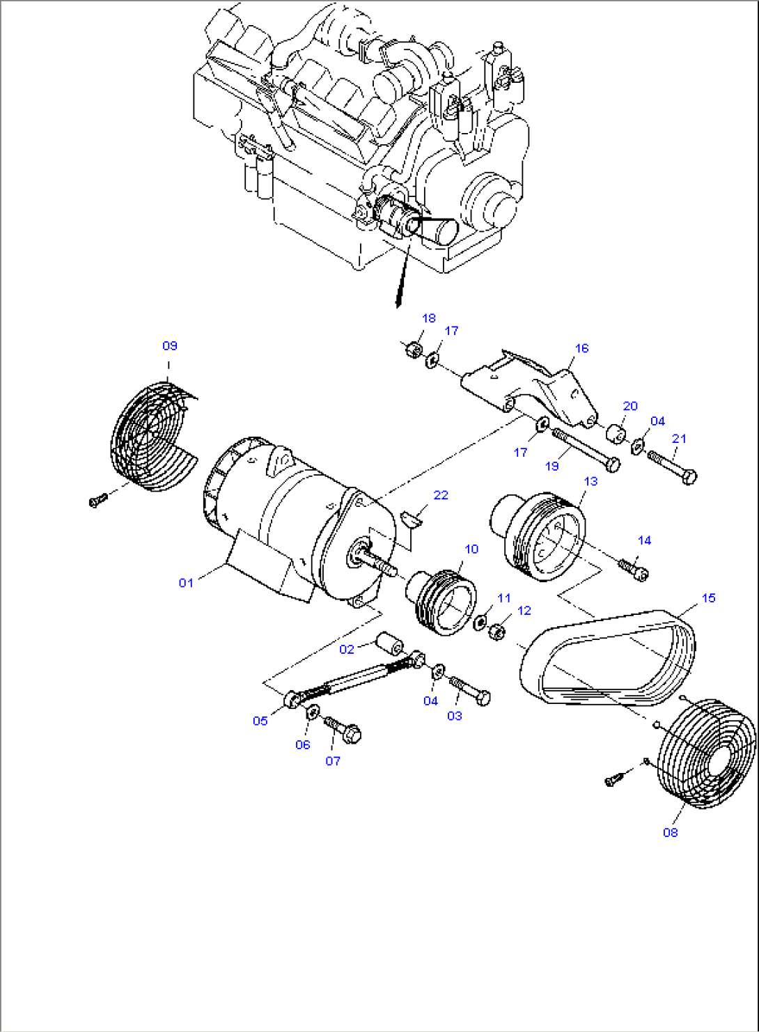 Alternator - Mounting
