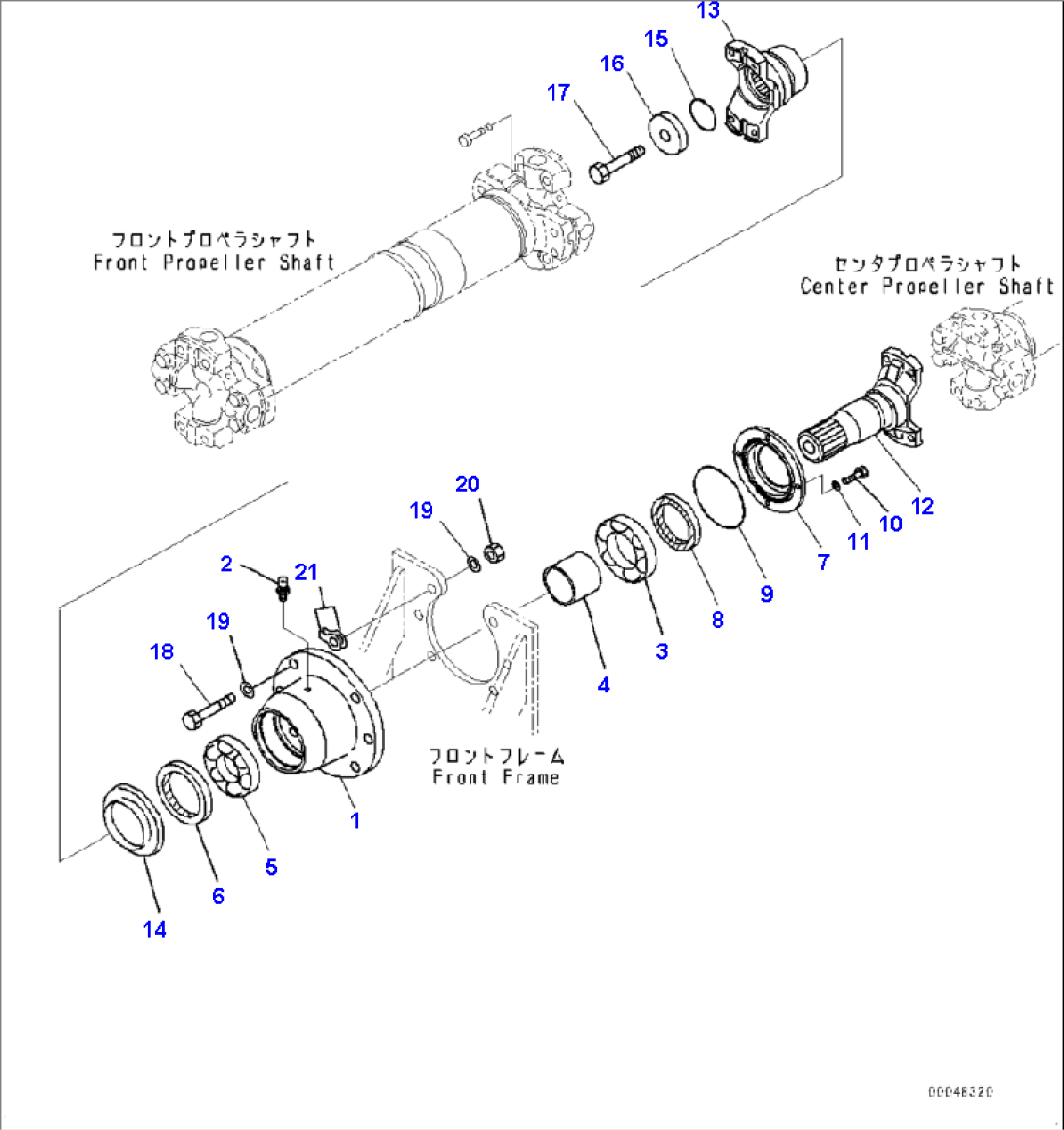 F4200-002002 PROPELLER SHAFT (2/2)