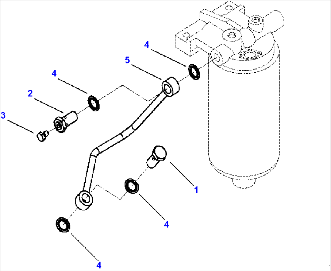 A4106-A1A3 FUEL FILTER PIPING
