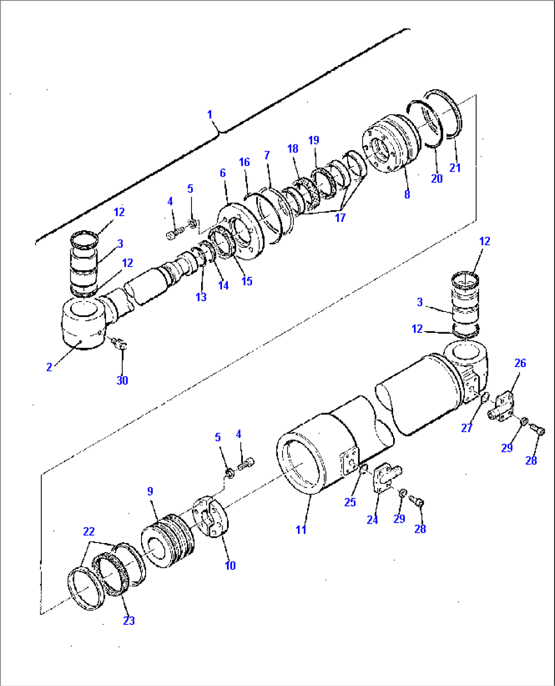 BOOM SWING CYLINDER