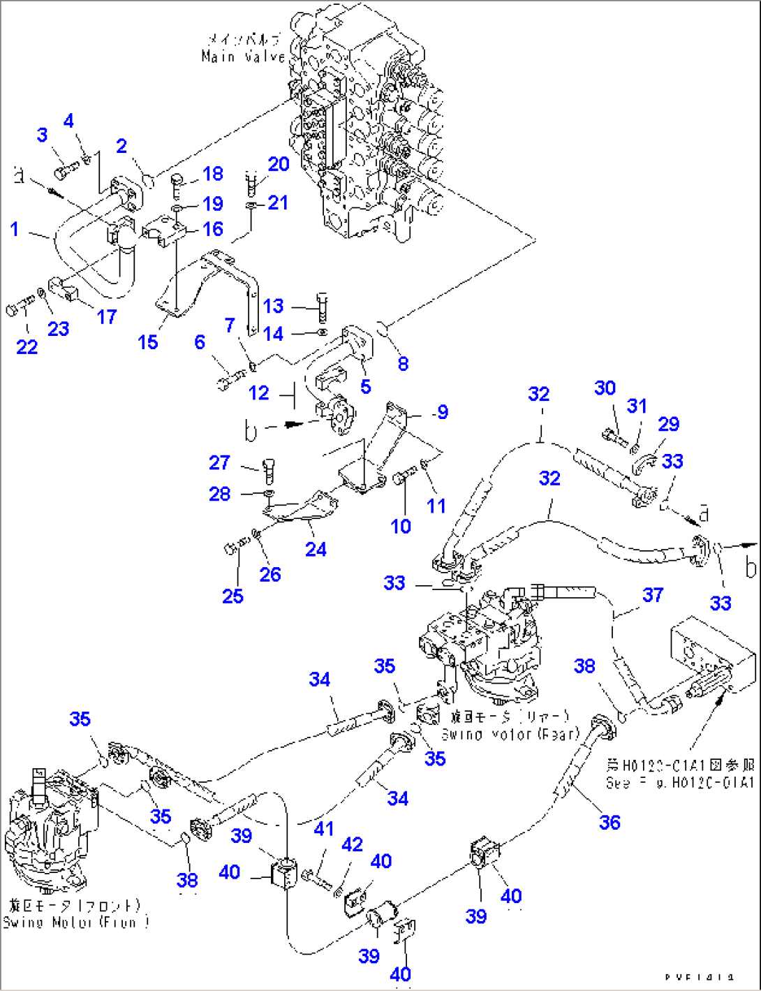 VALVE DELIVERY PIPING (SWING)(#K32001-)