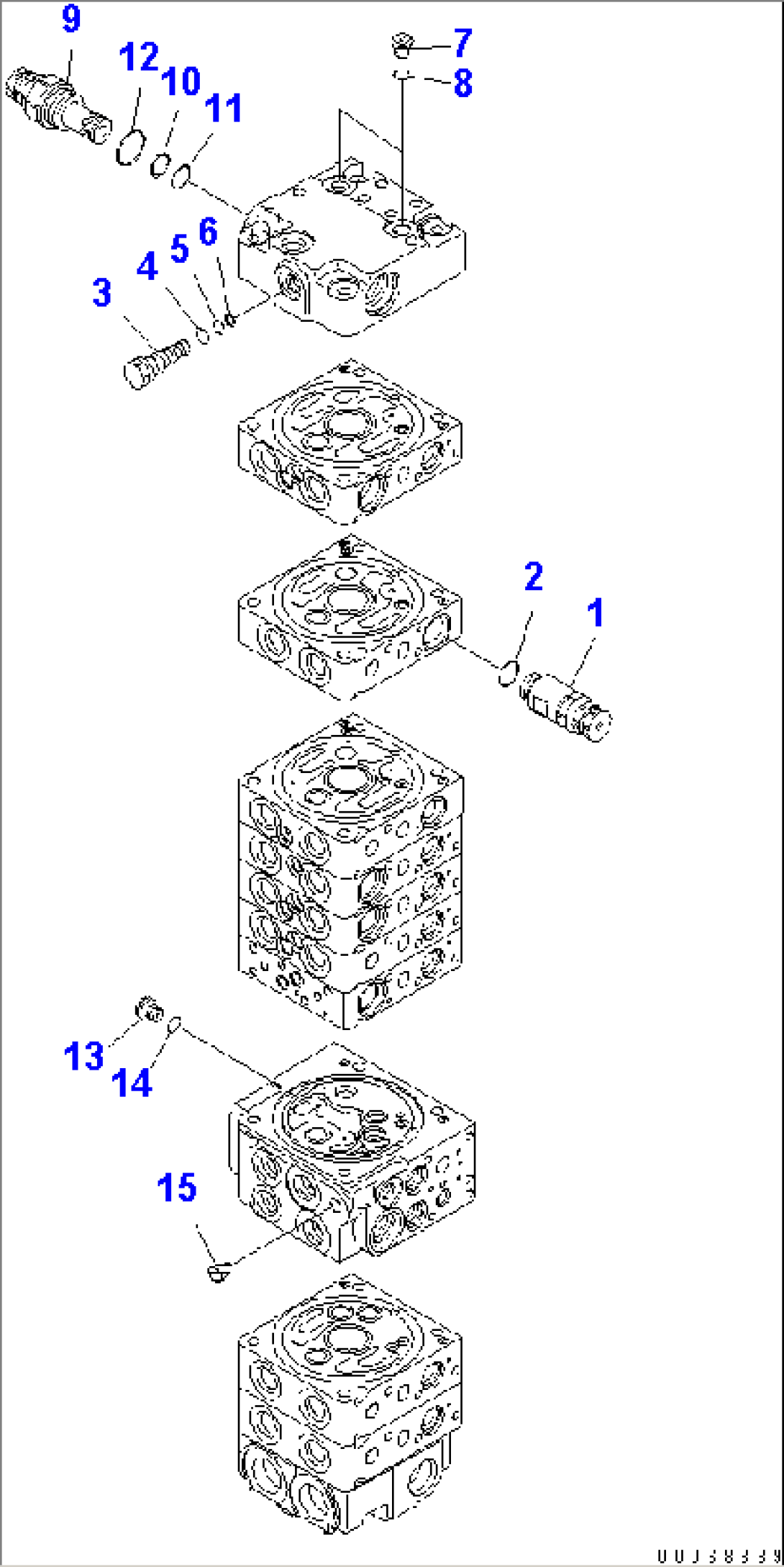 MAIN VALVE (9-VALVE) (12/13) (EXCEPT JAPAN)