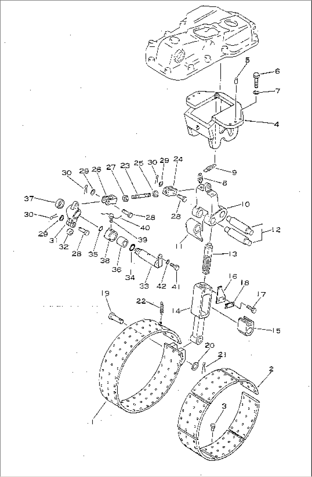 BRAKE BAND AND LINKAGE