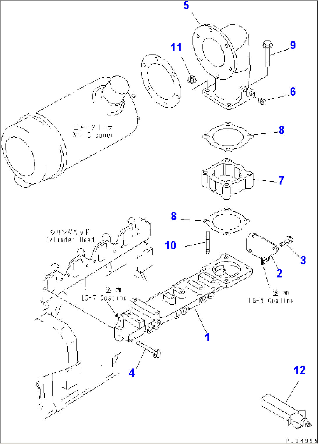 AIR INTAKE MANIFOLD AND CONNECTION(#30908-)