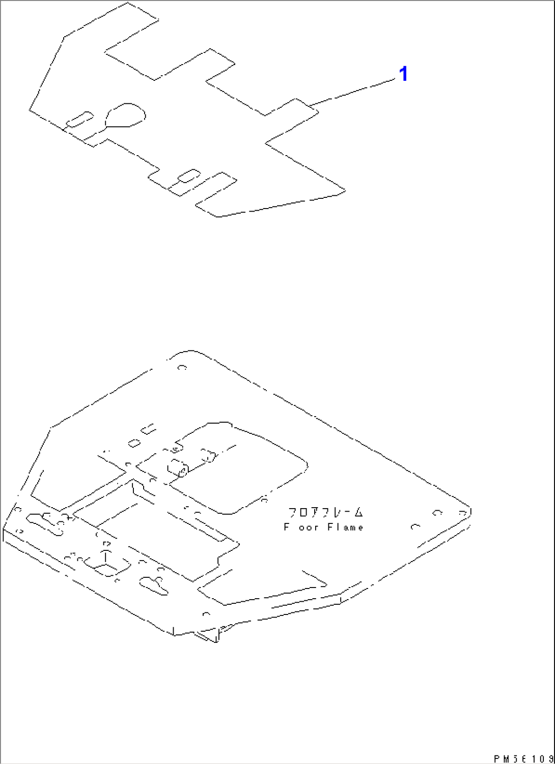 FLOOR MAT (SNOW REMOVING SPEC.)(#11045-)