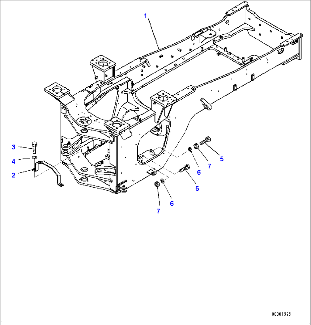 Rear Frame (#90216-)