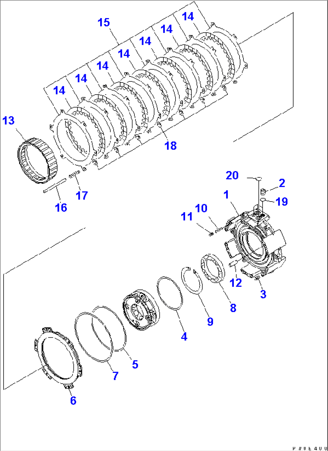 TRANSMISSION (HOUSING) (2/3)(#35001-)