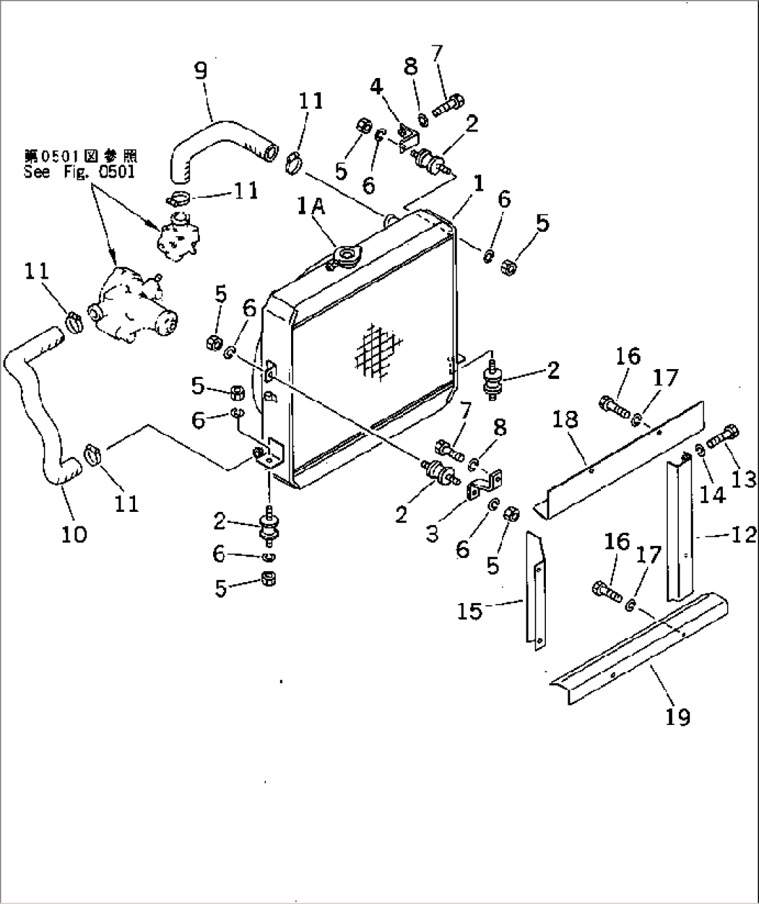 RADIATOR AND MOUNT