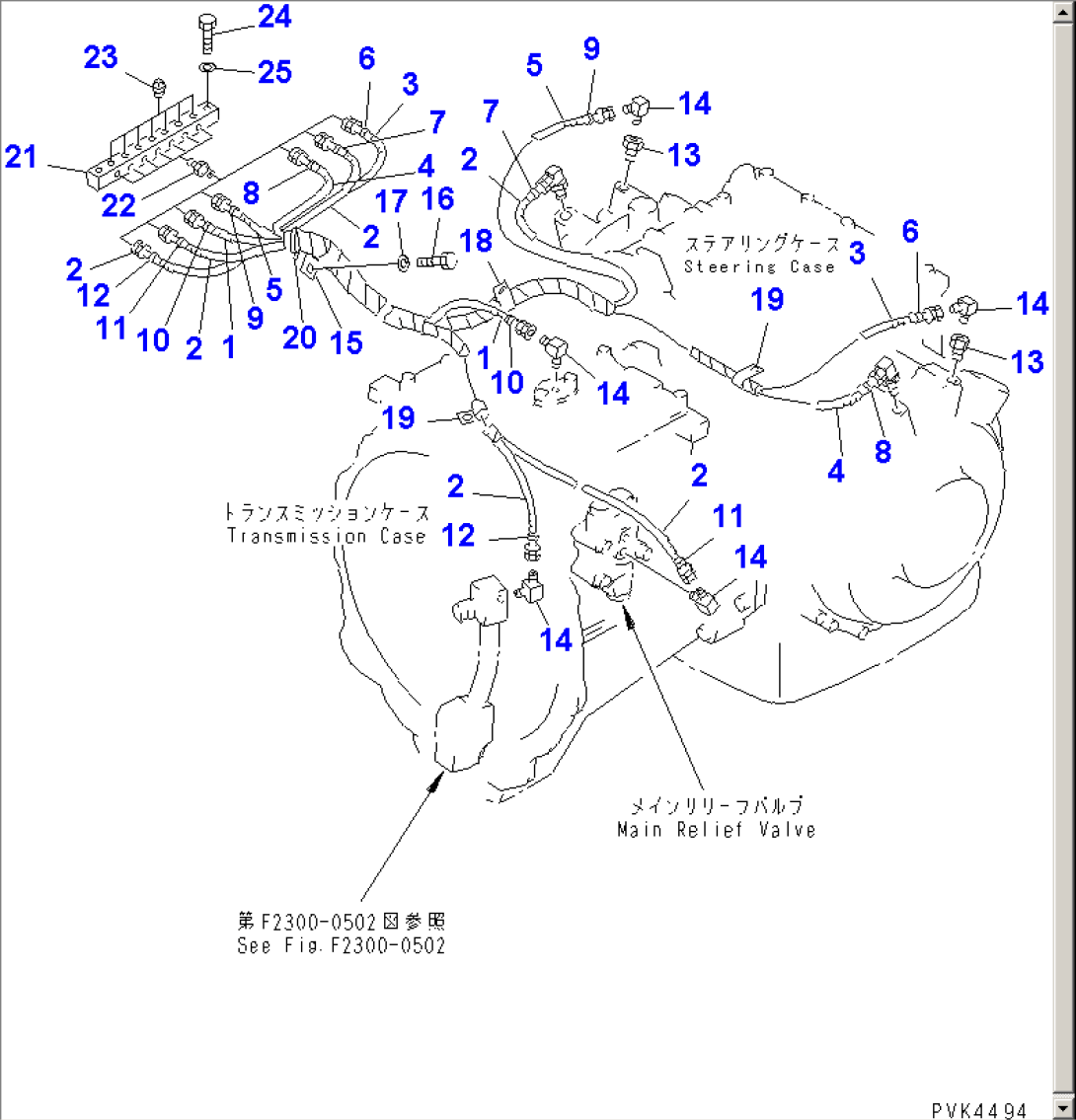 POWER LINE (CONCENTRATED PIPING)(#60884-65000)