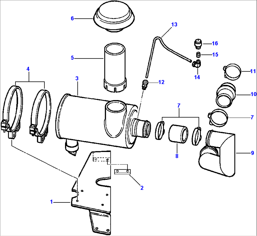 AIR CLEANER AND CONNECTIONS