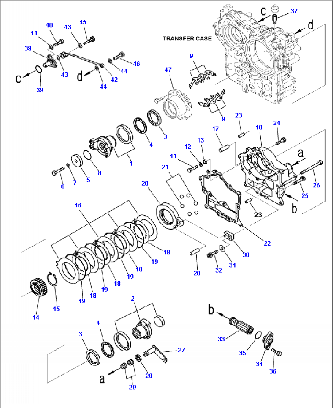 F2420-55A0 TRANSFER CASE (5/5)