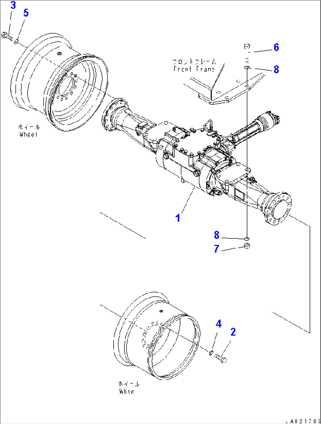 FRONT AXLE MOUNTING