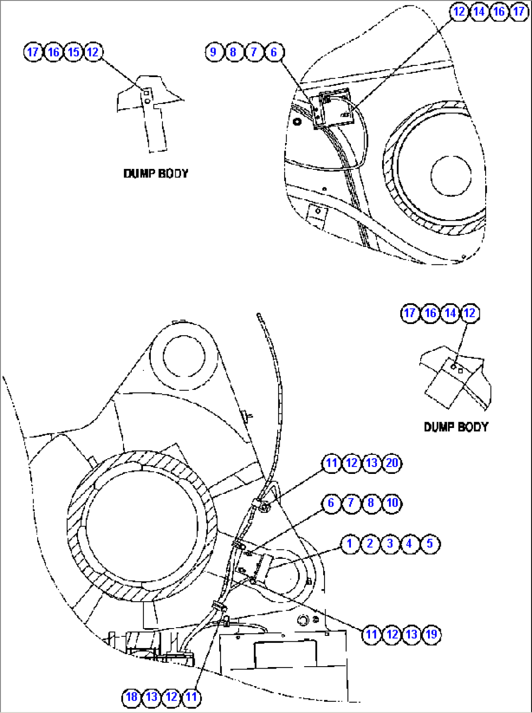 BODY UP & HOIST LIMIT SWITCH INSTALLATION