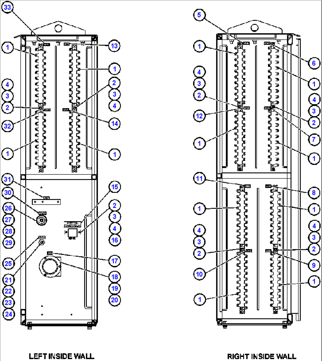 INTERFACE CABINET (SIDE WALLS)