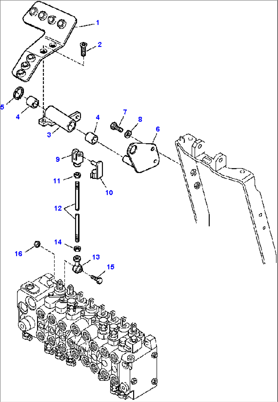 K4520-02A0 HAMMER CONTROL PEDAL SAE PATTERN