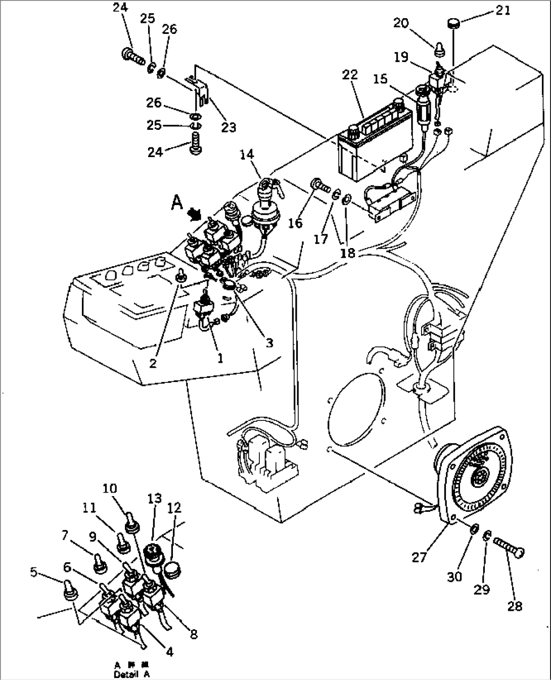 INSTRUMENT PANEL (1/3) (FOR LOADER) (FOR JAPAN)