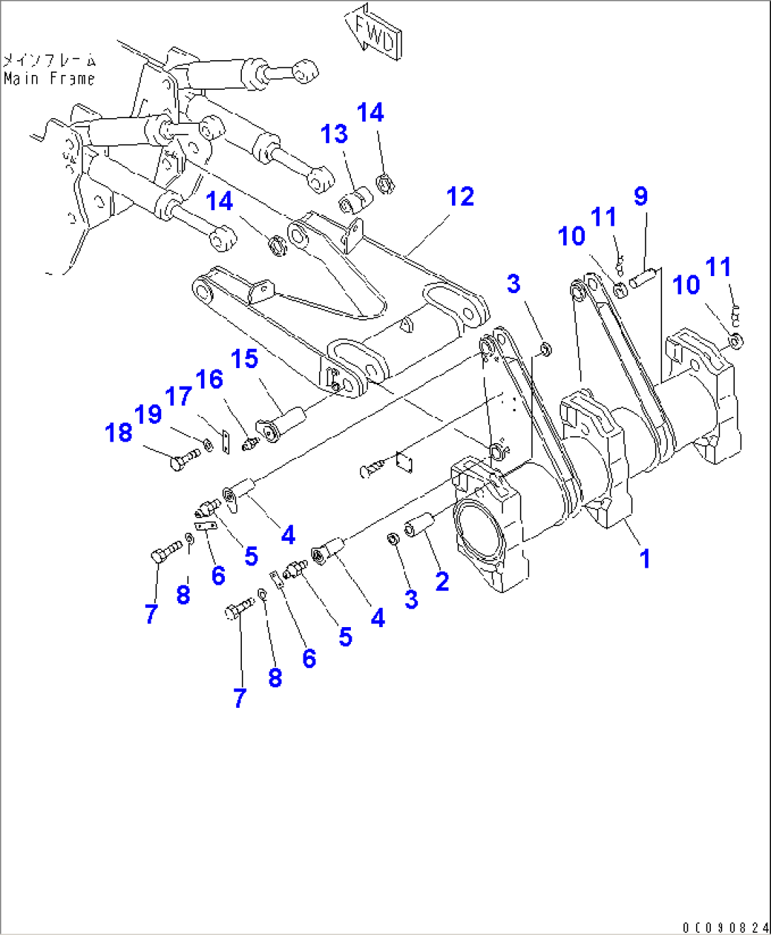RIPPER (BEAM AND ARM) (FOR MULTI RIPPER)(#30135-)