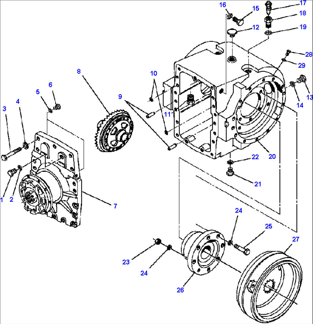 FIG. F5550-01A8 DIFFERENTIAL CASE ASSEMBLY - LOCK/UNLOCK
