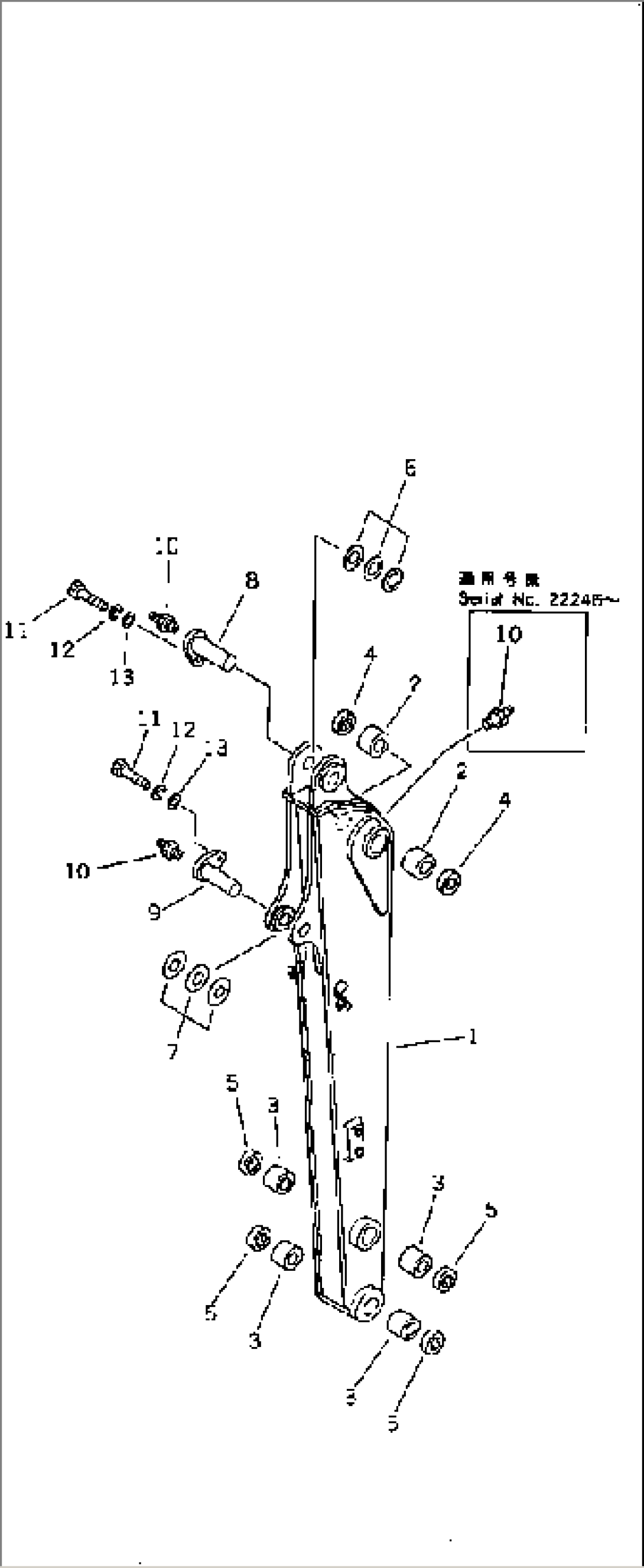 ARM (WITH ATTACHMENT PIPING) (USA SPEC.)