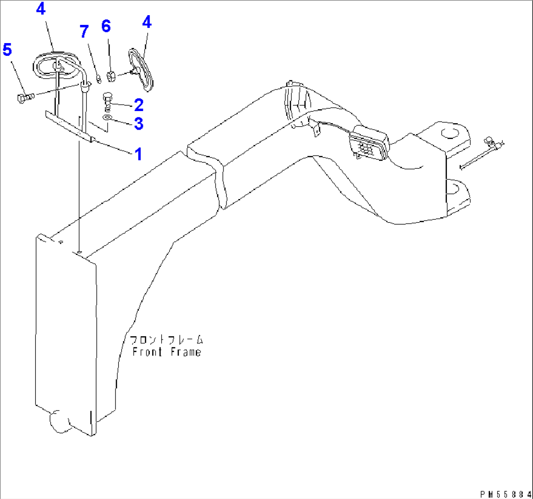 FRONT SIDE MIRROR(#6001-)