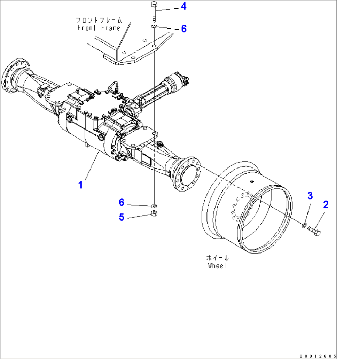 FRONT AXLE MOUNTING