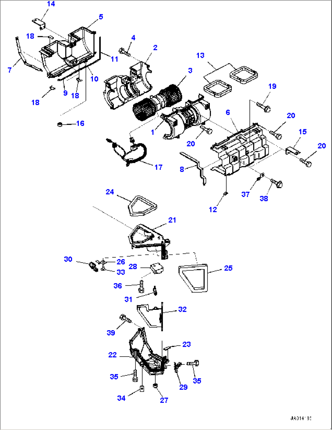 ROPS Cab, Blower (#90371-91141)