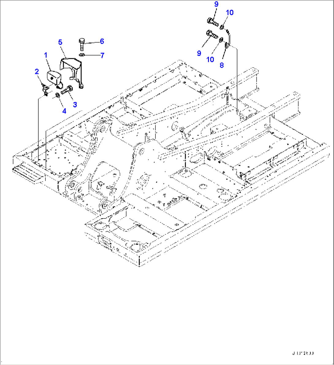 Electric Wiring Harness, Working Lamp, Front (#451080-453760)