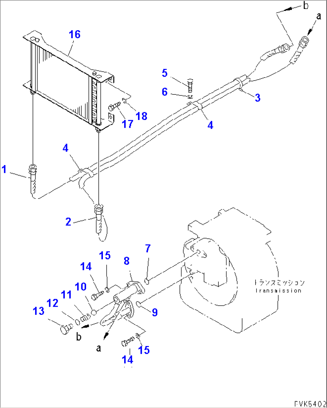 TRANSMISSION OIL LINE