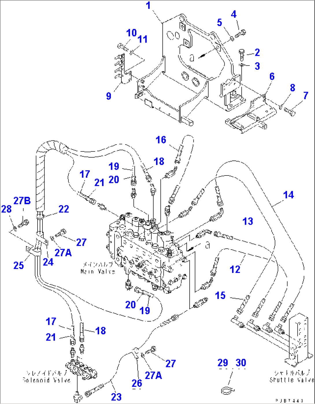 MAIN VALVE (VALVE BRACKET)(#12001-)