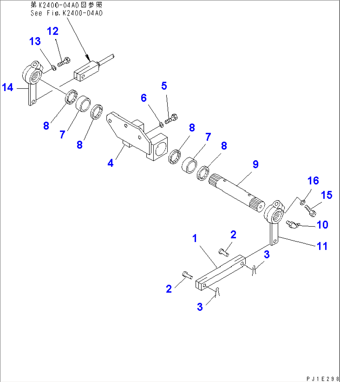STEERING CONTROL LEVER LINKAGE