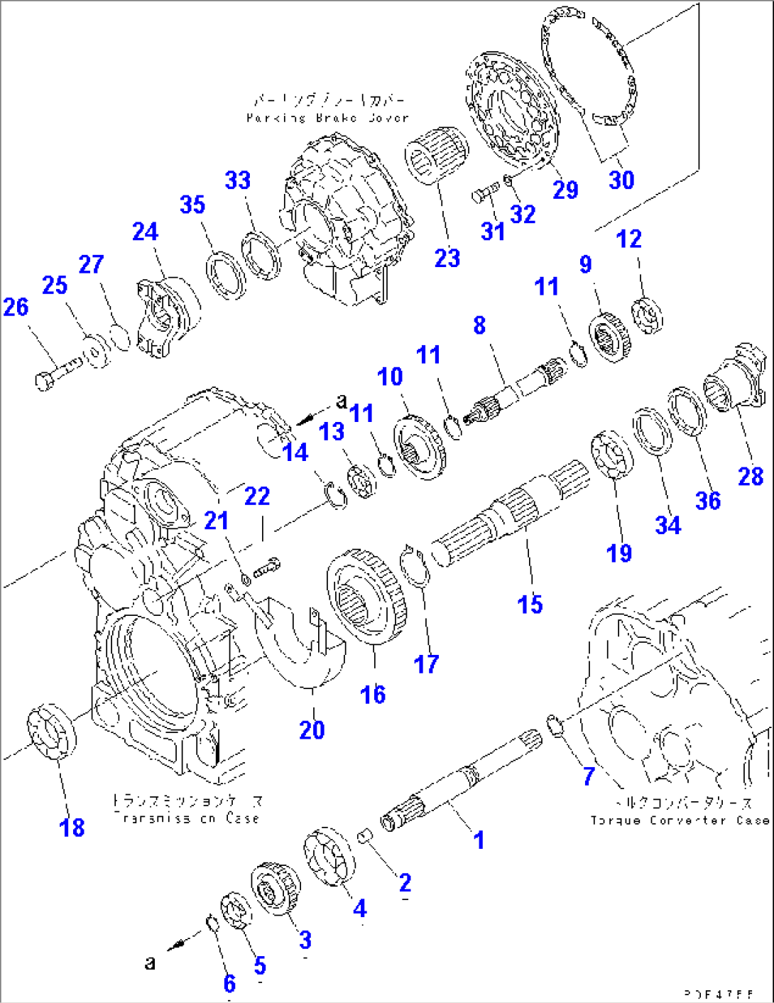 TRANSMISSION (INPUT¤ 4TH AND OUTPUT SHAFT)