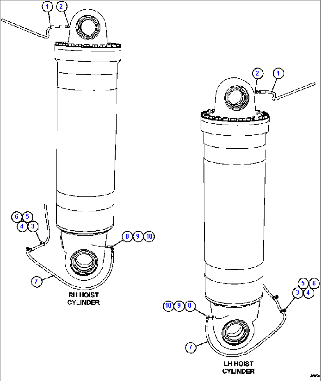 AUTOMATIC LUBRICATION - HOIST CYLINDERS