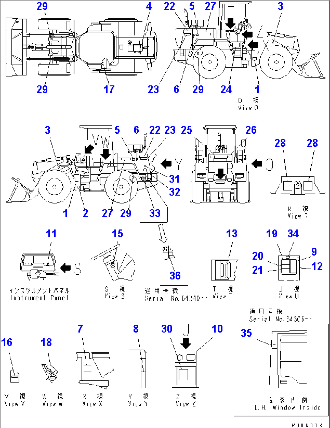 MARKS AND PLATES (SUPER SILENT SPEC.)(#63368-)