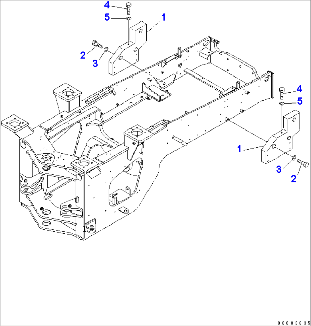 SIDE WEIGHT (FOR LOG AND FORK)(#65001-)