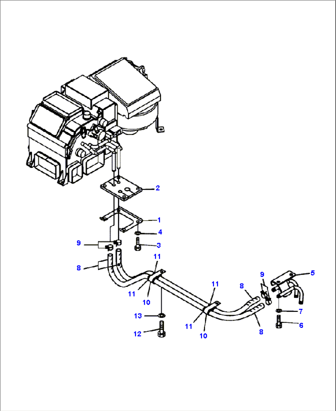 K0200-28A0 FLOOR HEATER HOSE