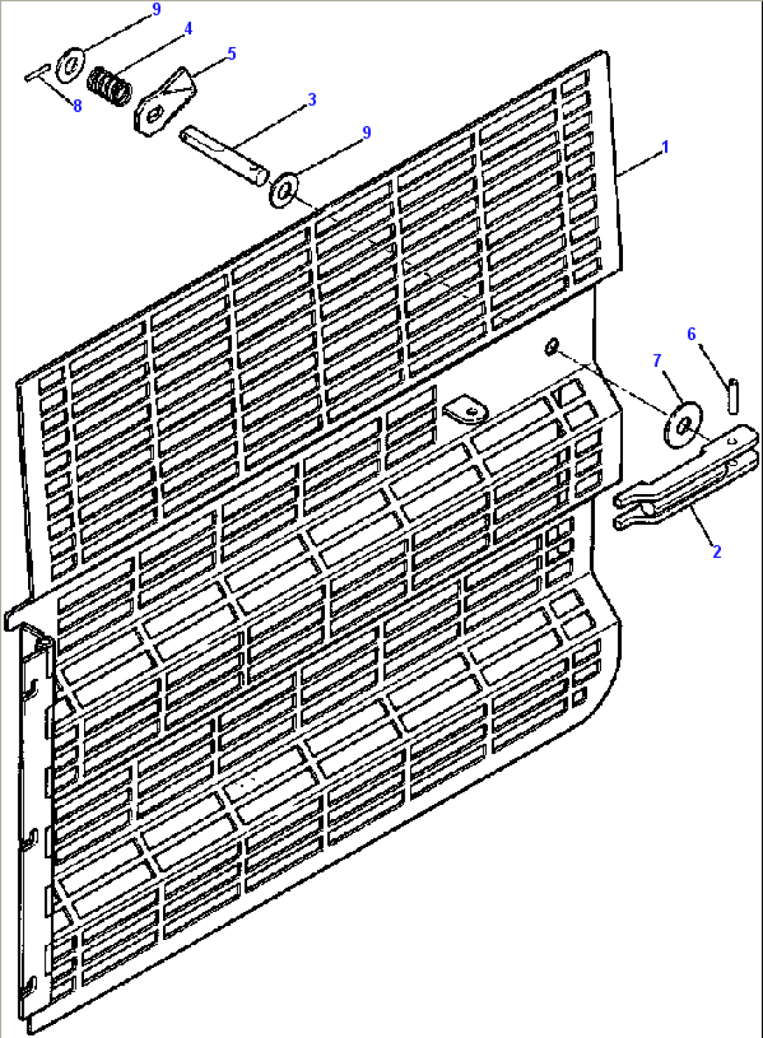 ENGINE ACCESS DOOR