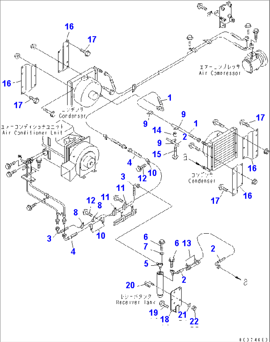 BULKHEAD (AIR CONDITIONER PIPING)(#51075-)