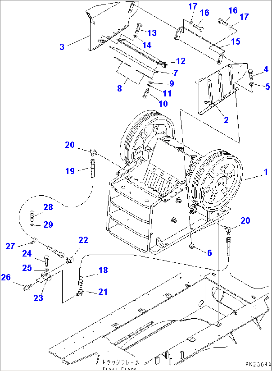 CRUSHER SYSTEM (2/2) (CRUSHER AND PIPING)