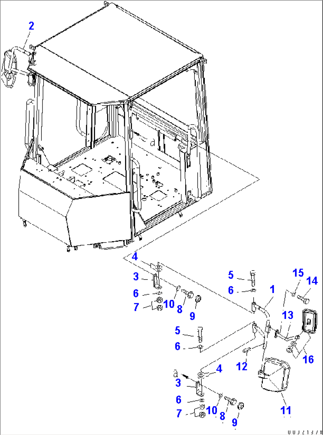 MIRROR (FOR CANOPY) (LIVESTOCK RASING SPEC.)