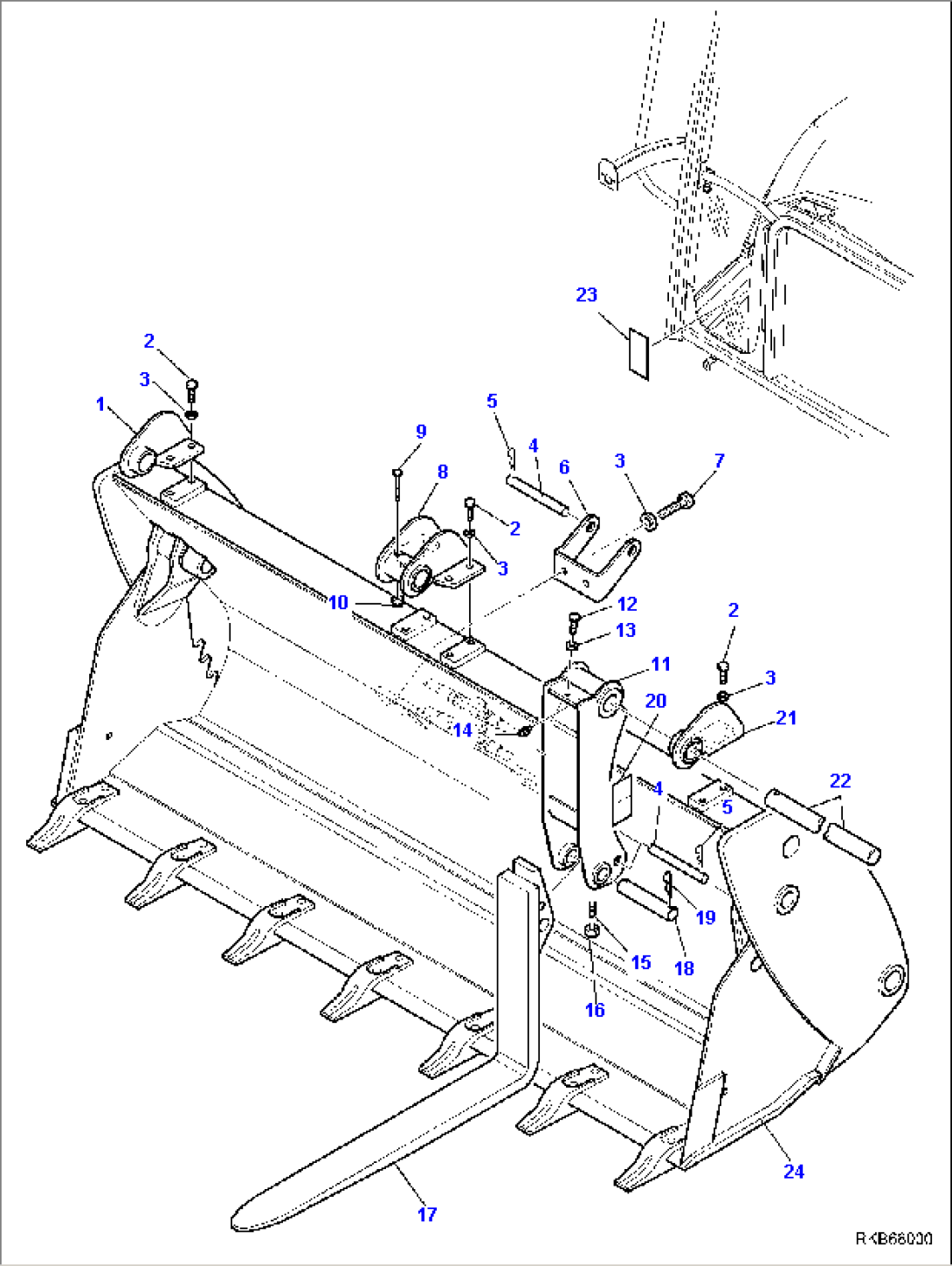 BUCKET 4 IN 1 (WITH FORKS)