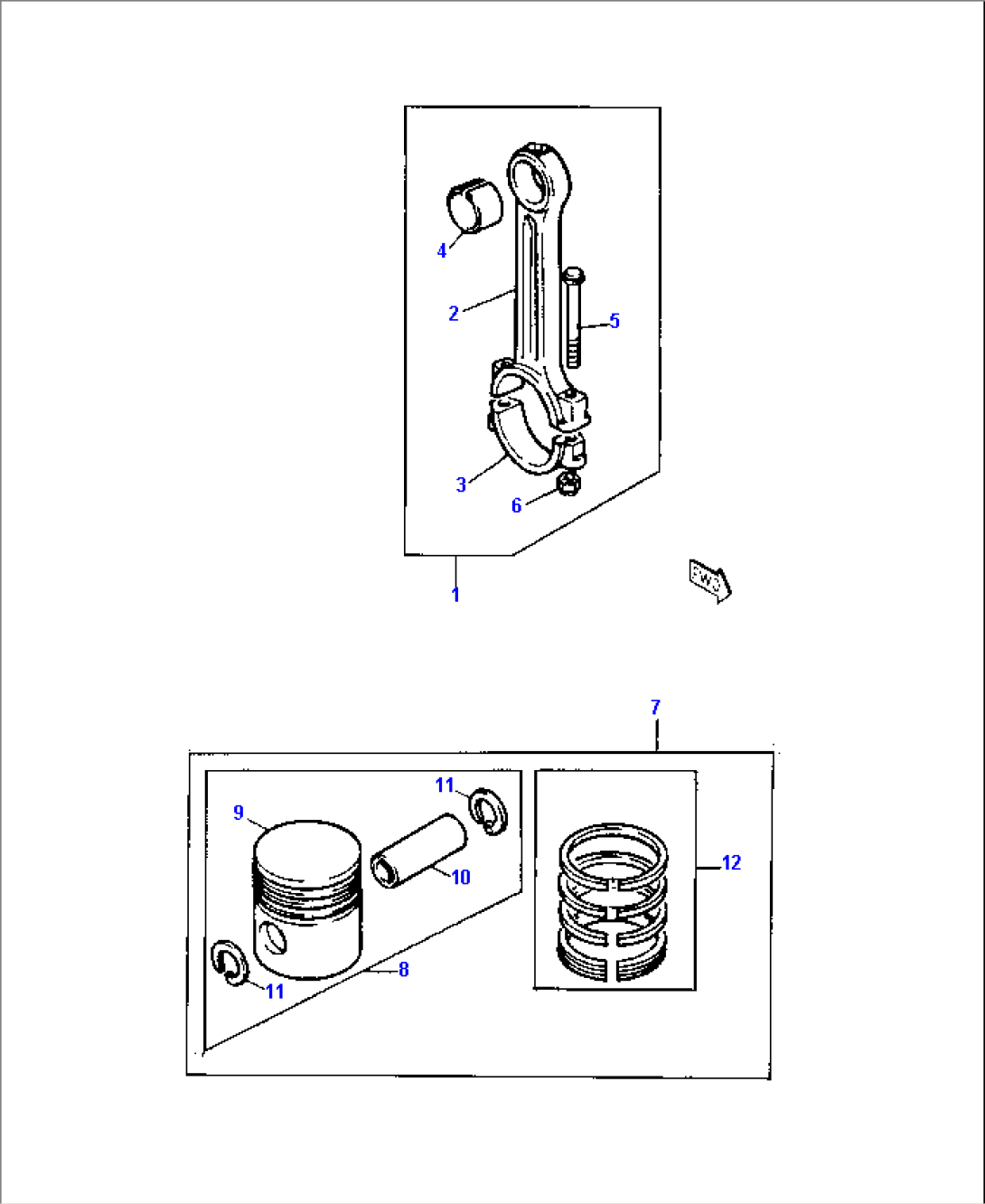 CONROD AND PISTON