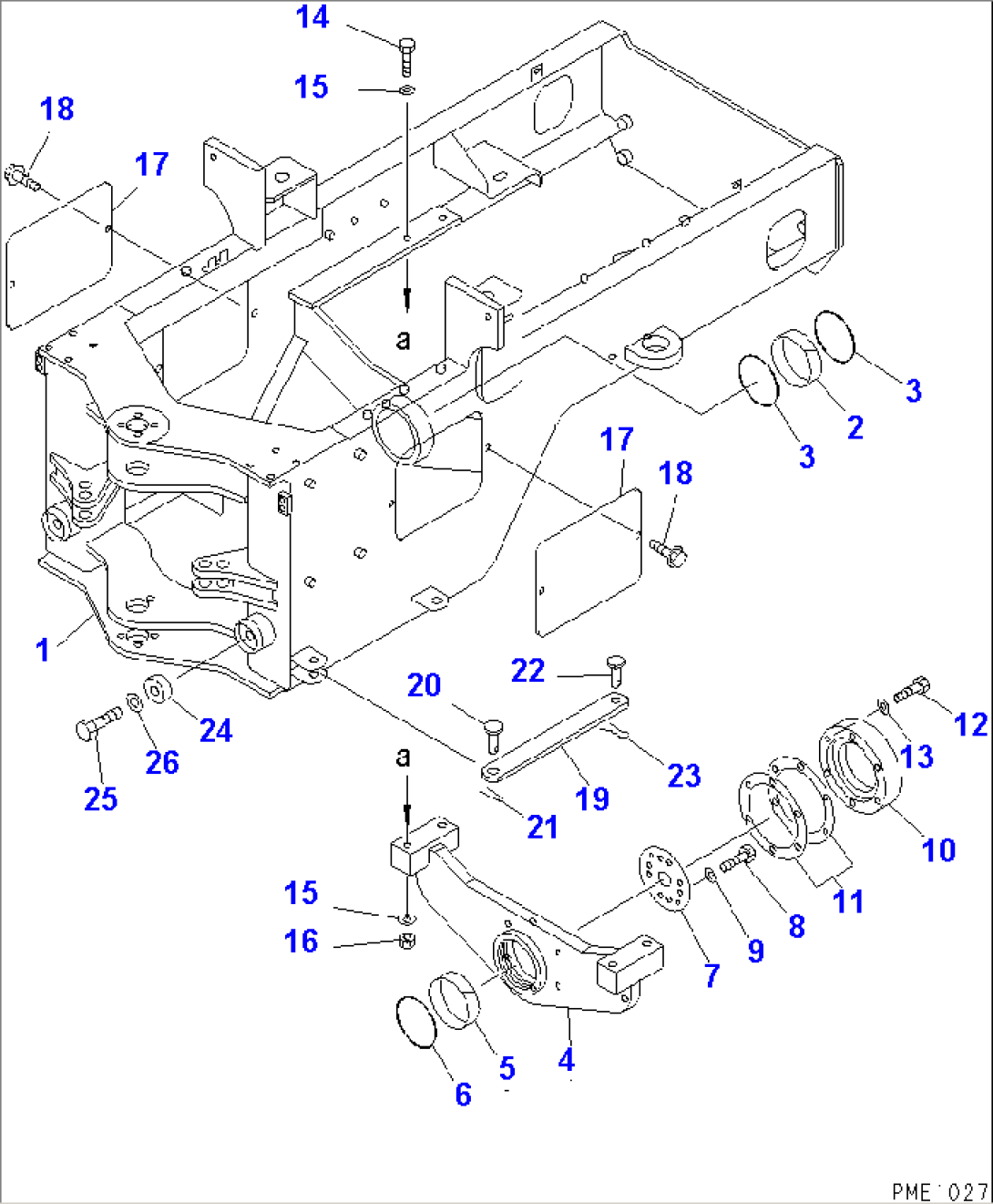 REAR FRAME(#50001-)