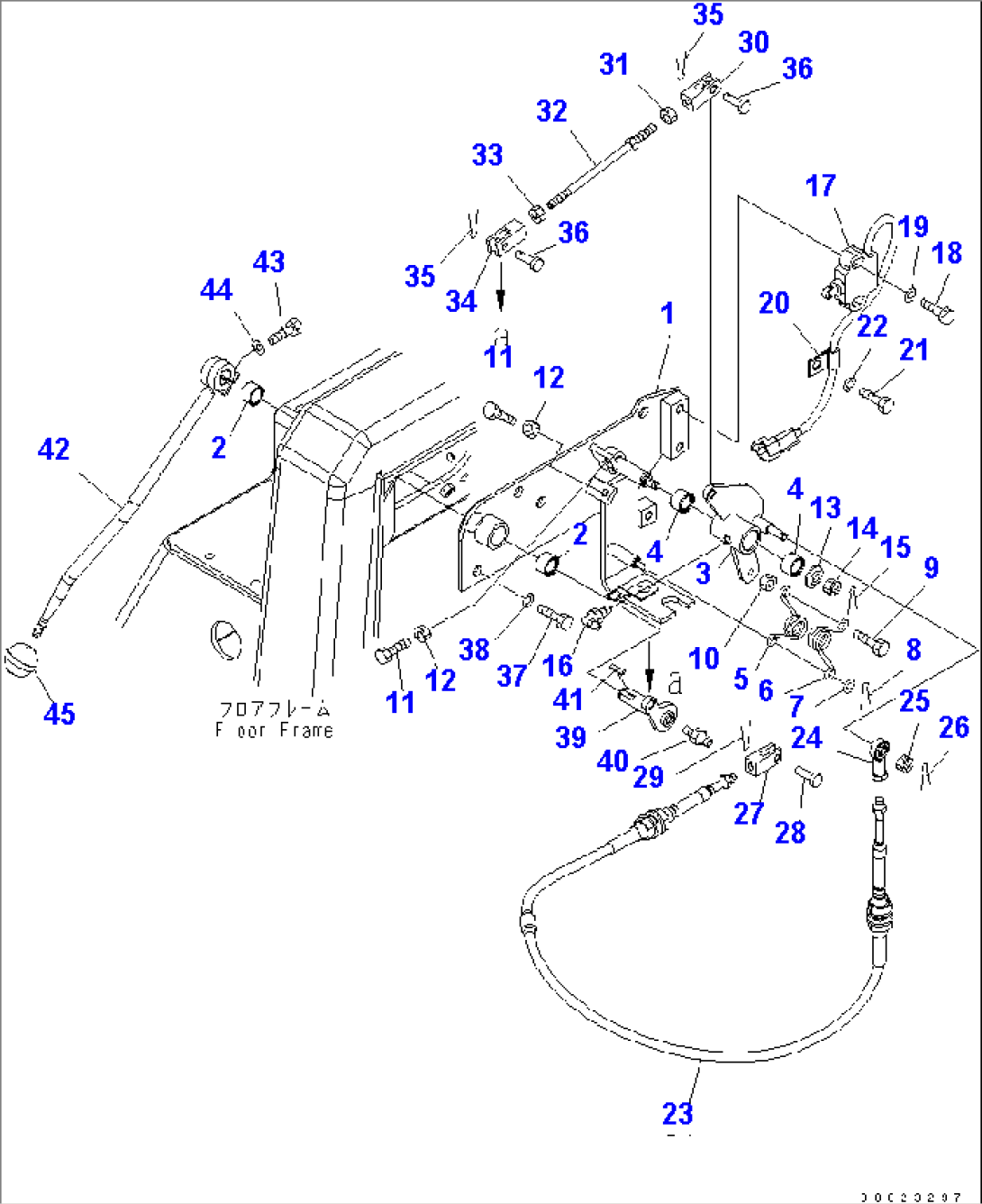 PARKING BRAKE LEVER