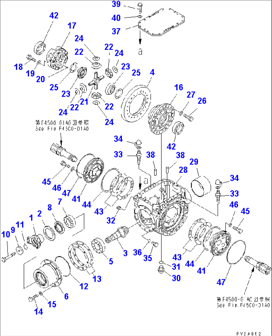 REAR AXLE (DIFFERENTIAL)(#54115-)