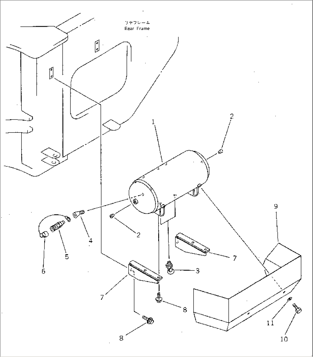 AIR PIPING (DRY TANK)(#20001-)