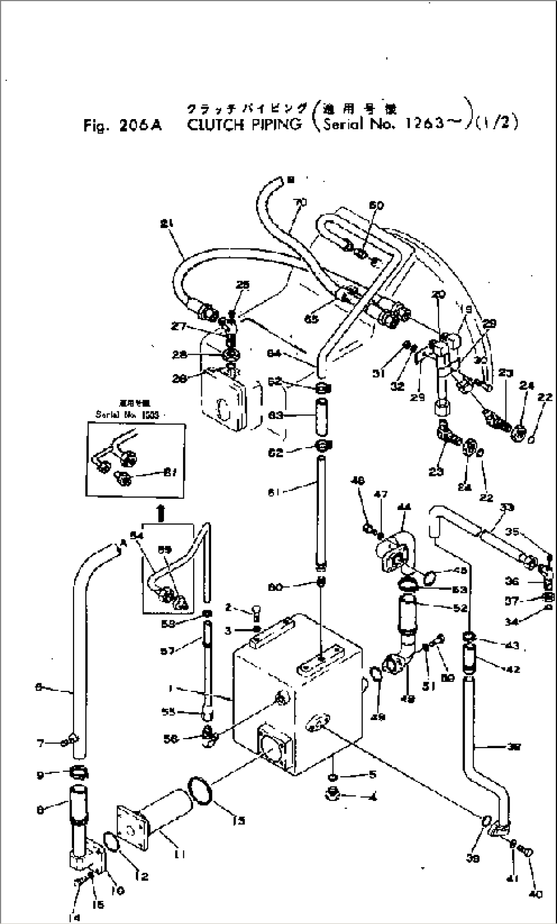 CLUTCH PIPING (1/2)(#1263-)