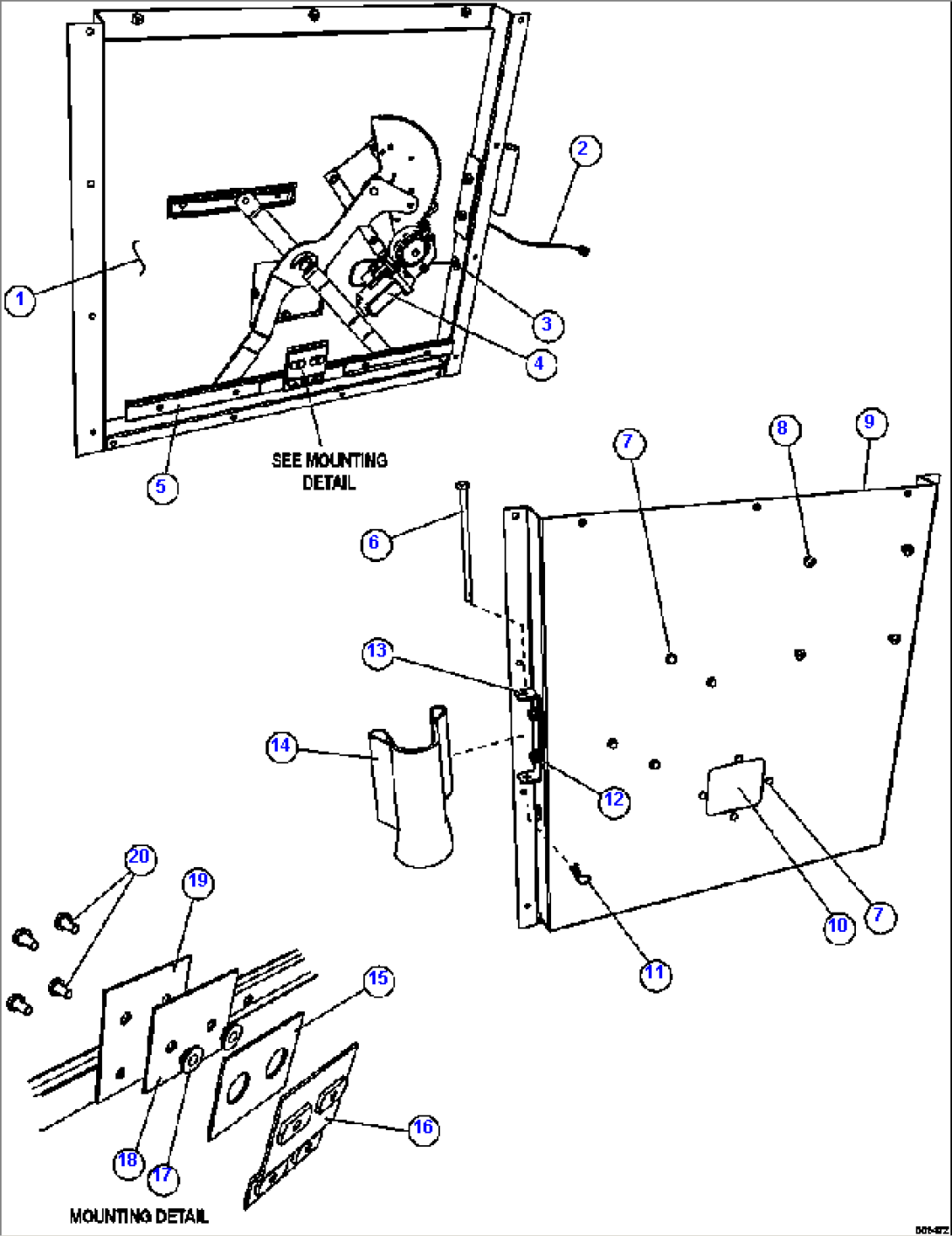INNER DOOR PANEL - LH (EL2746)