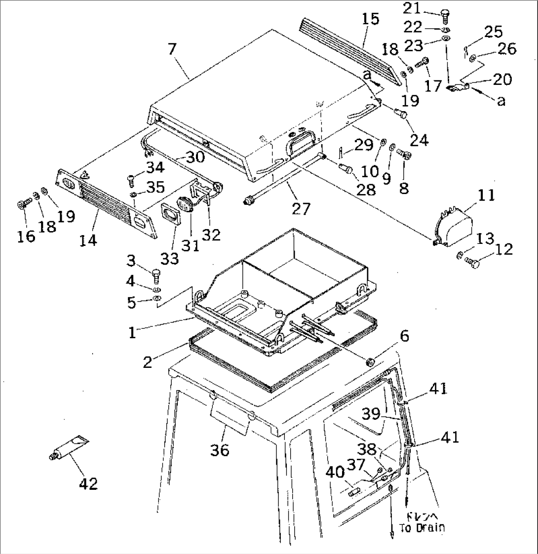 CAB HEATER (MOUNT¤ COVER AND ELECTRICAL)