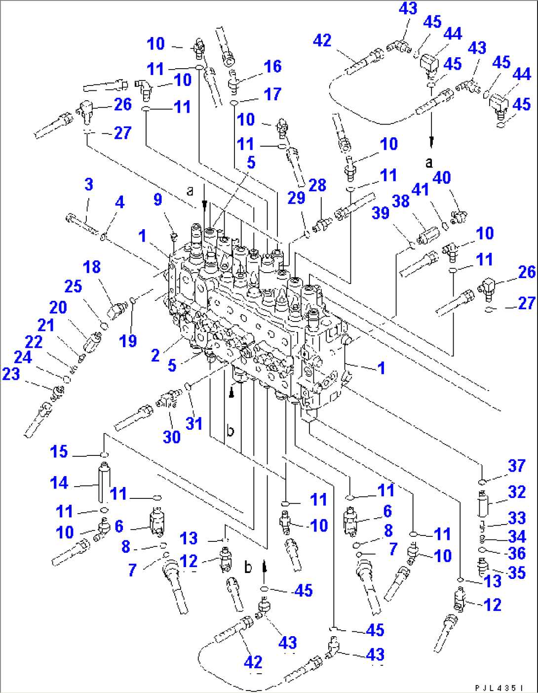MAIN VALVE (VALVE) (2 ACTUATOR)(#10001-10010)