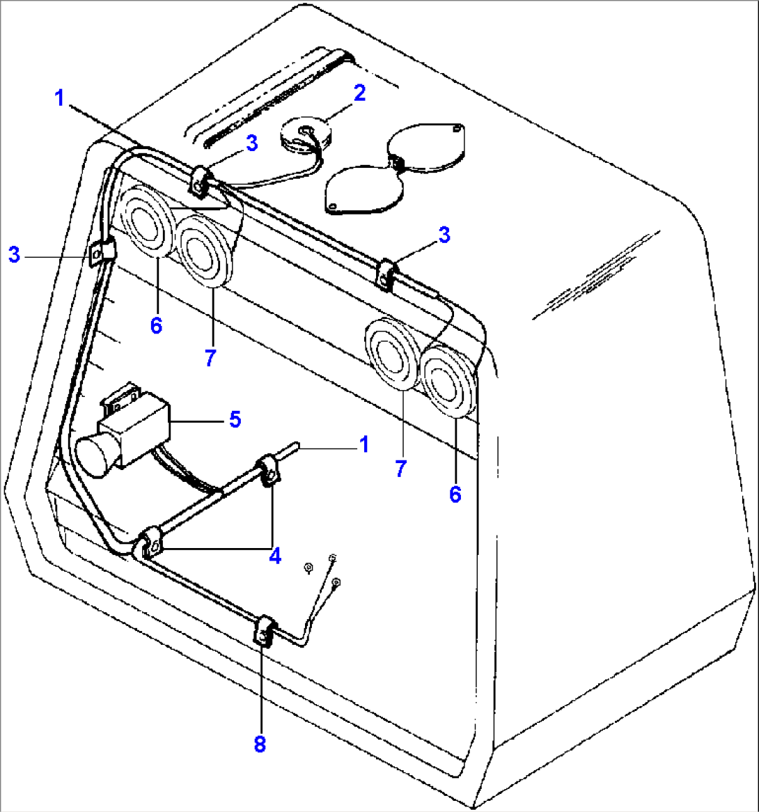 FIG. E5100-01A1 REAR WIRING